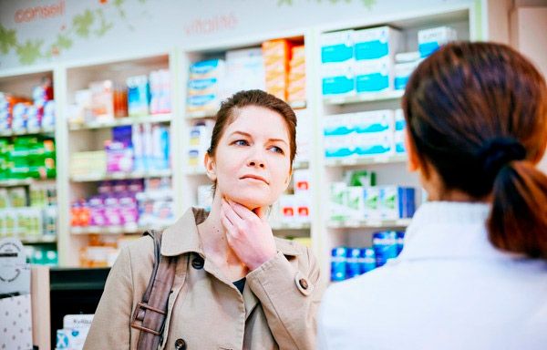 Alegerea unui medicament pentru durerea din nazofaringe într-o farmacie